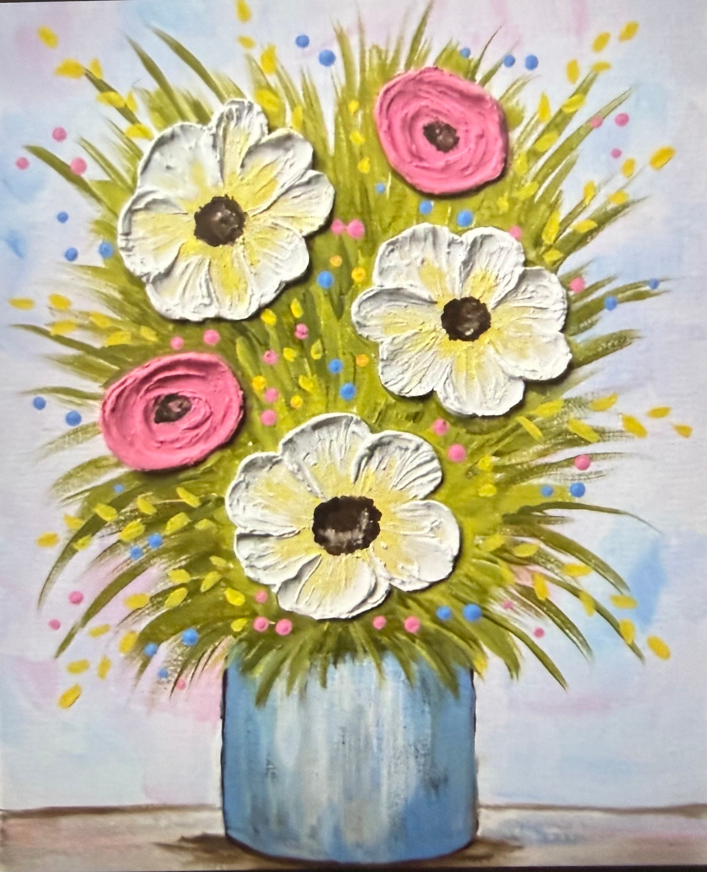 🌸The First Salt & Light Paint Party | Dimensional Floral Bouquet | July 24, 2026